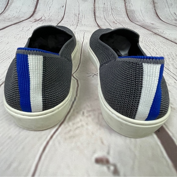 ROTHY'S steel grey original slip-on loafer sneakers, size 7 - Picture 3 of 10